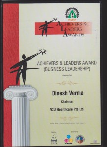 DInesh Verma - Leaders and Achievers Award 2012